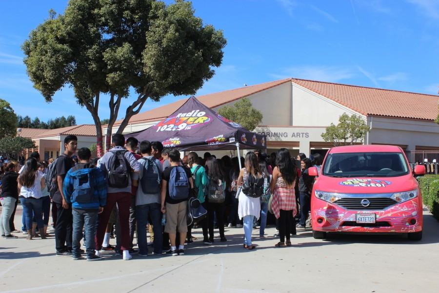 On October 22, 2014, Radio Lazer was present at Oxnard High School during lunch.