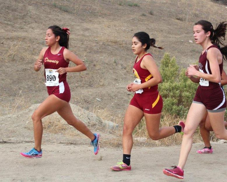 Juarez running for her first time at a CIF race. 